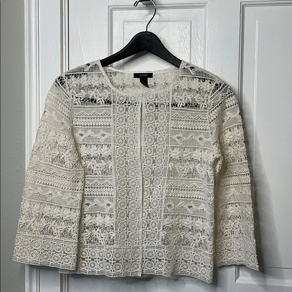 ALFANI CROCHET CARDIGAN - Picture 3 of 5